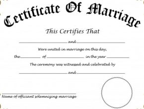 Marriage Registration Certificate Online