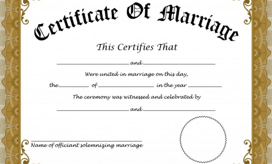 Marriage Registration Certificate Online