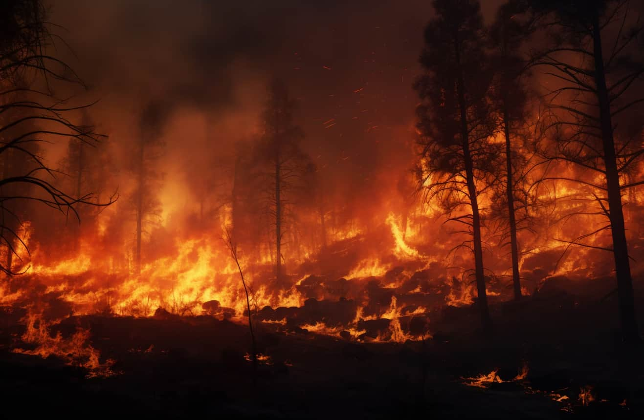 Latest Huguette Lake Forest Fire